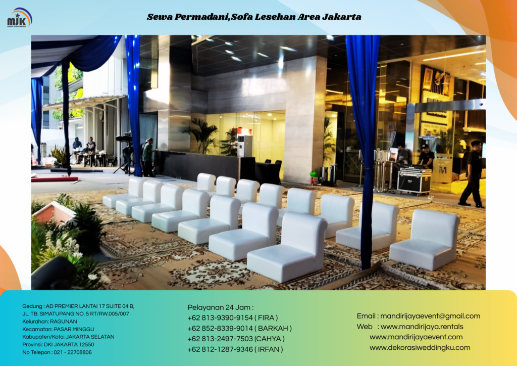 Sewa Permadani,Sofa Lesehan Area Jakarta