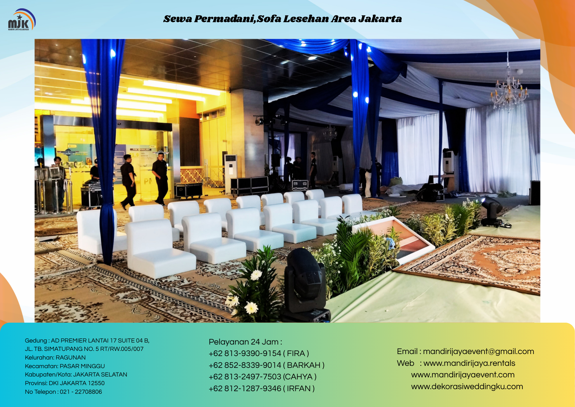 Sewa Permadani,Sofa Lesehan Area Jakarta