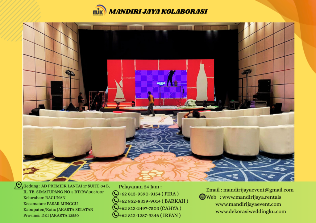 Sewa Sofa Oval Putih Bersih Stok Banyak Area Jakarta