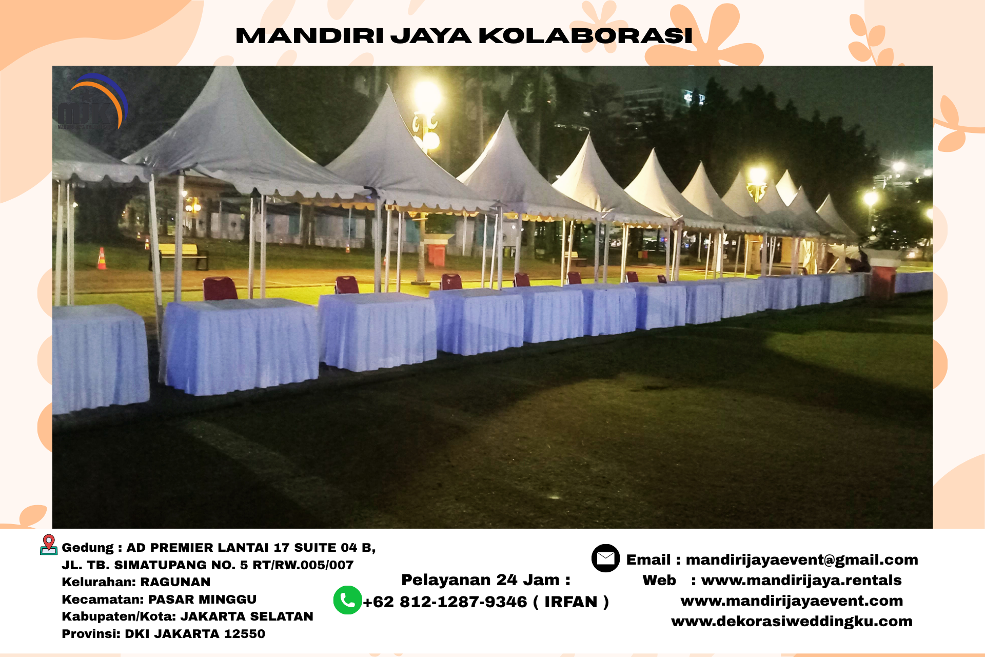 Sewa Tenda Sarnafil Putih Area Bekasi Sewa Tenda Sarnafil Putih Area Bekasi