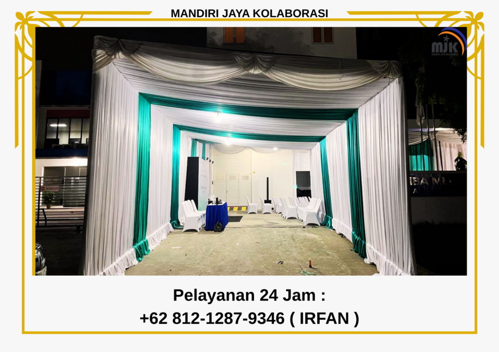 Jasa Sewa Tenda Serut, Kursi Vip Kayu,Sofa Area Jakarta