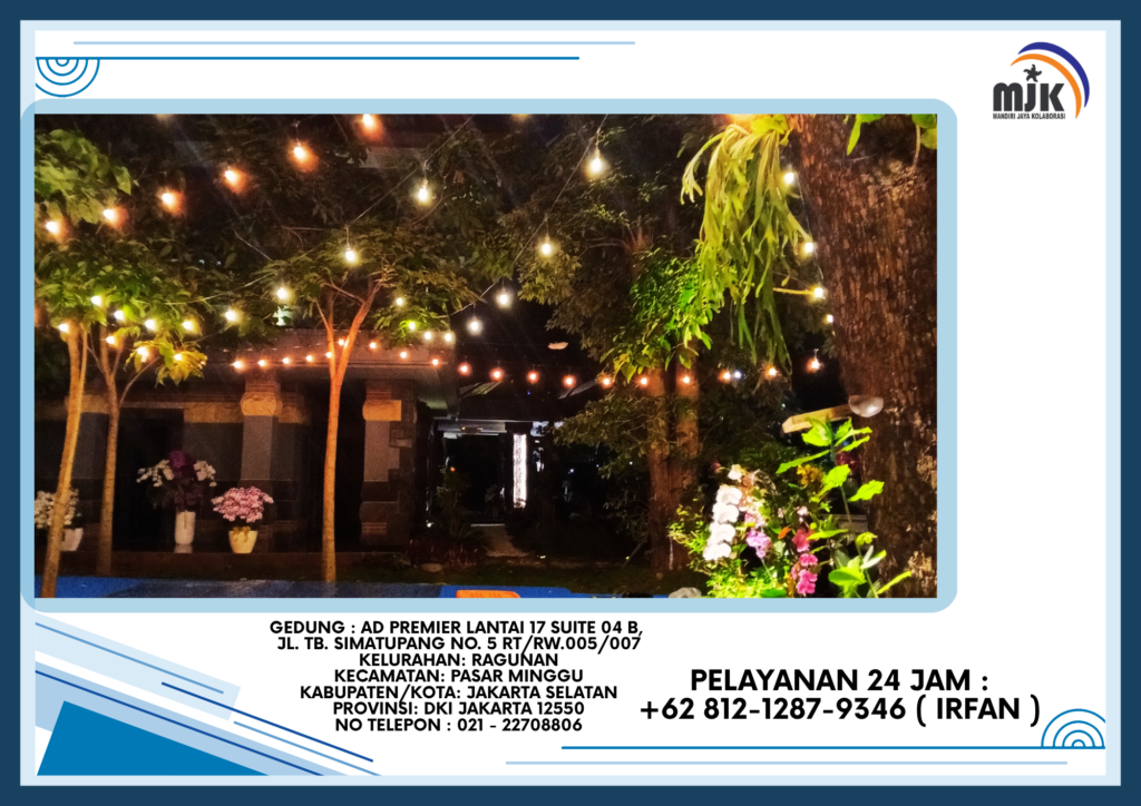 Rental Lampu Out door Hias Taman Jakarta