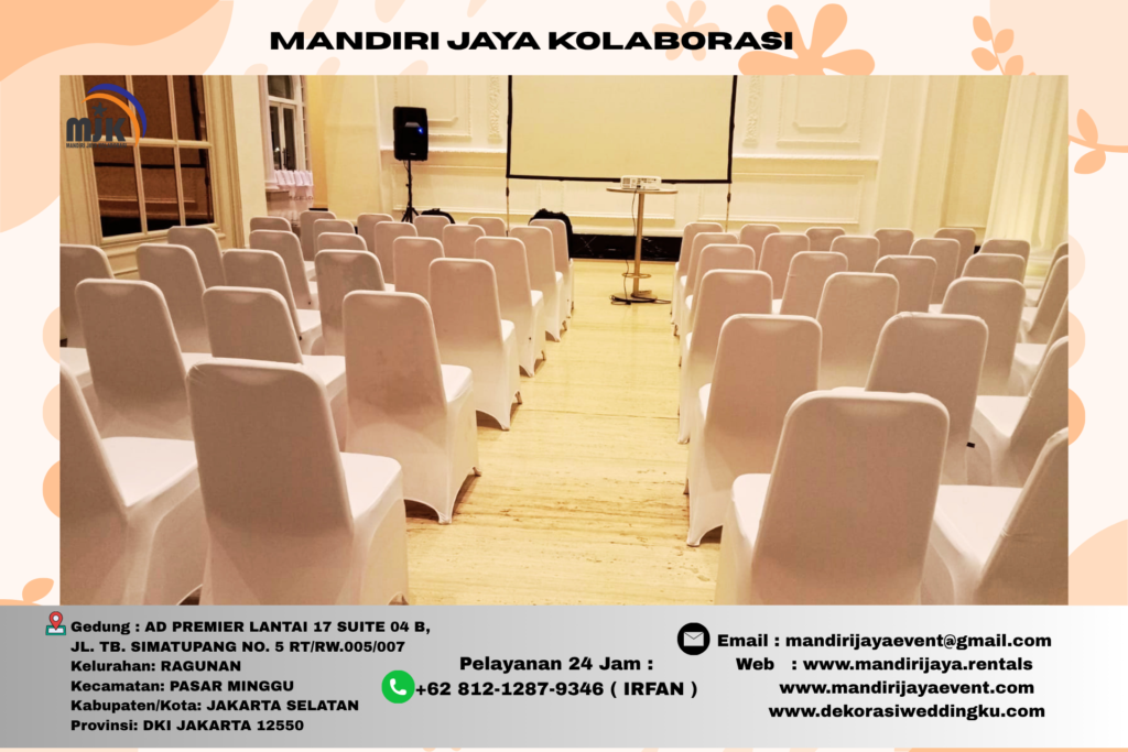 Sewa Kursi Futura Polos & Cover Bahan Stainless Area Jakarta