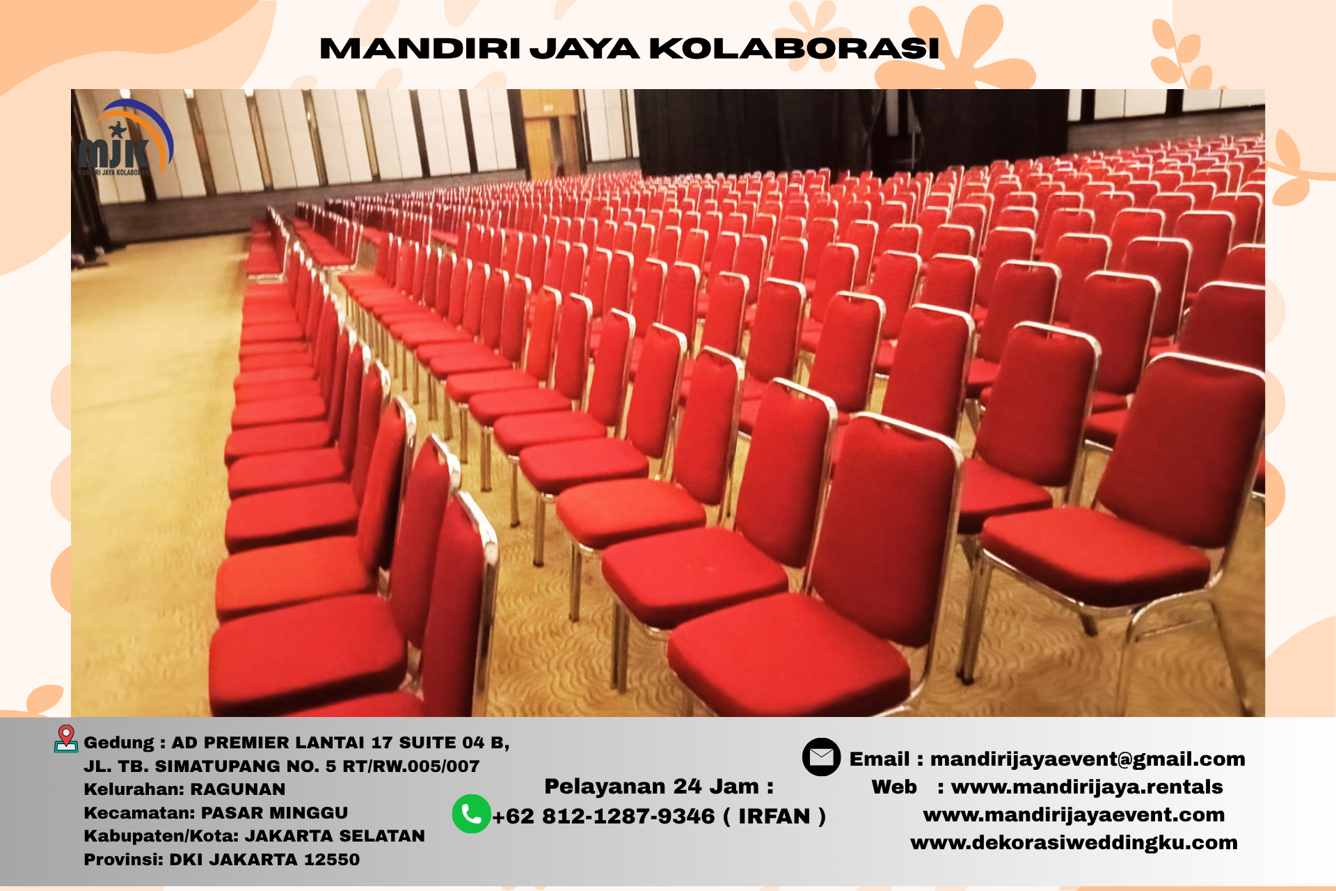 Sewa Kursi Futura Polos & Cover Bahan Stainless Area Jakarta Sewa Kursi Futura Polos & Cover Bahan Stainless Area Jakarta