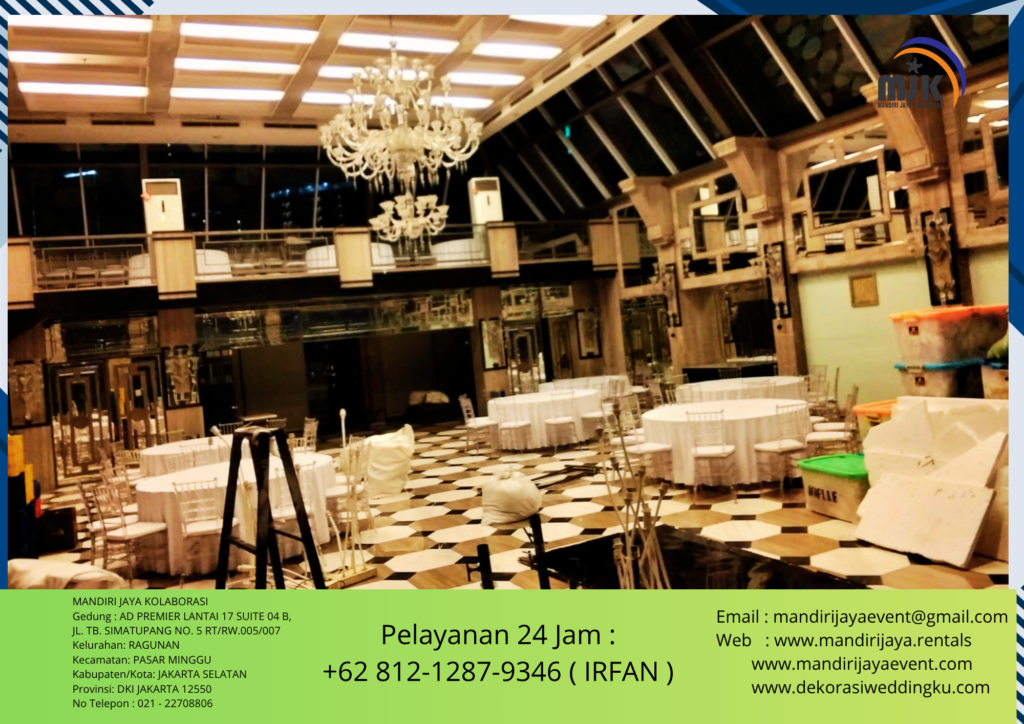 Sewa Meja Bundar Dan Kursi Tiffany Acrylic Area Jakarta