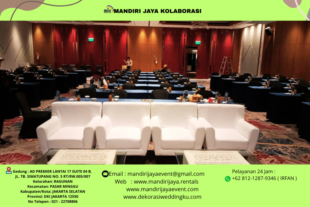 Sewa Sofa Putih Beragam Model Dan Ukuran Daerah Bekasi