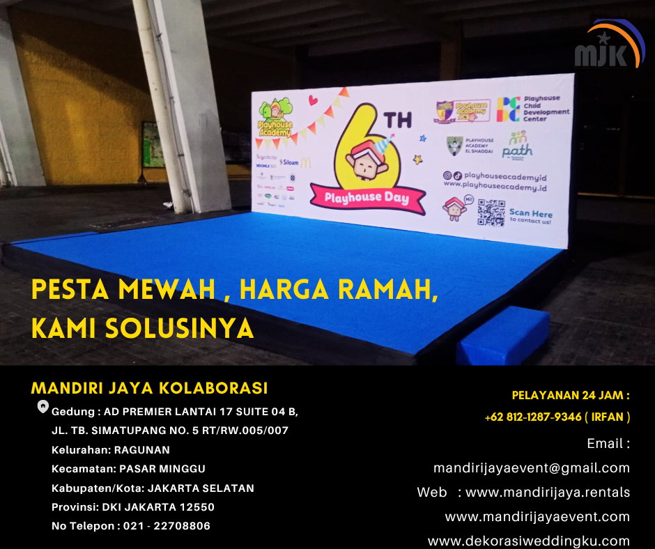 Sewa Tenda Bazar, Backdrop,Panggung Depok