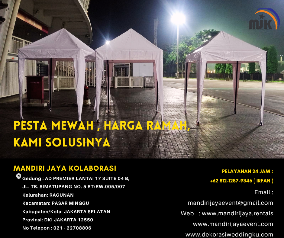 Sewa Tenda Bazar, Backdrop,Panggung Depok