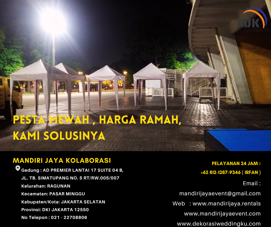 Sewa Tenda Bazar, Backdrop,Panggung Depok