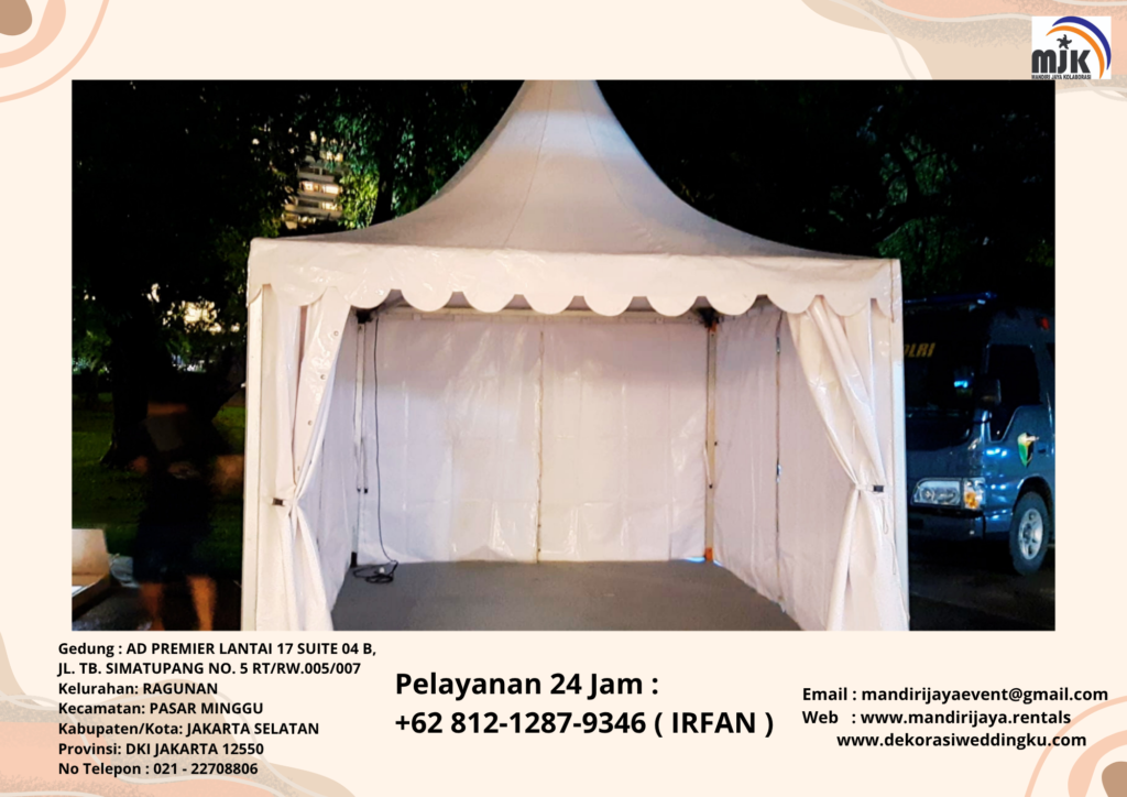 Sewa Tenda sanafil Atau Tenda Kerucut Depok