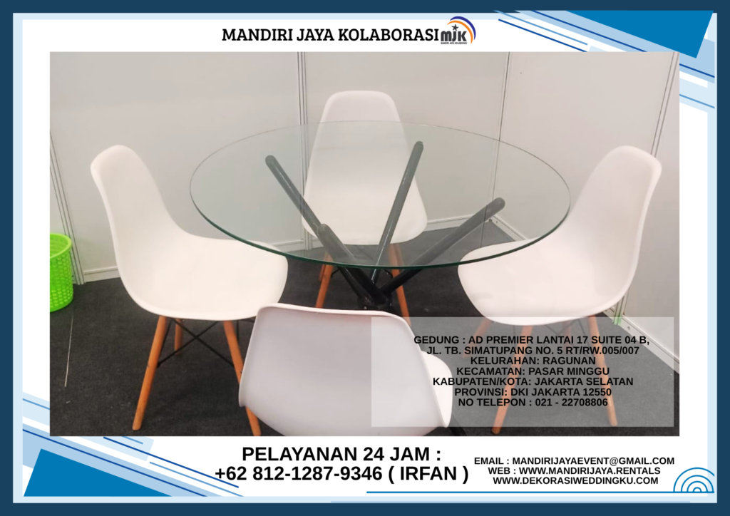 Jasa Sewa MEJA DEALING,KURSI SCRAMBLE Area Jakarta Timur
