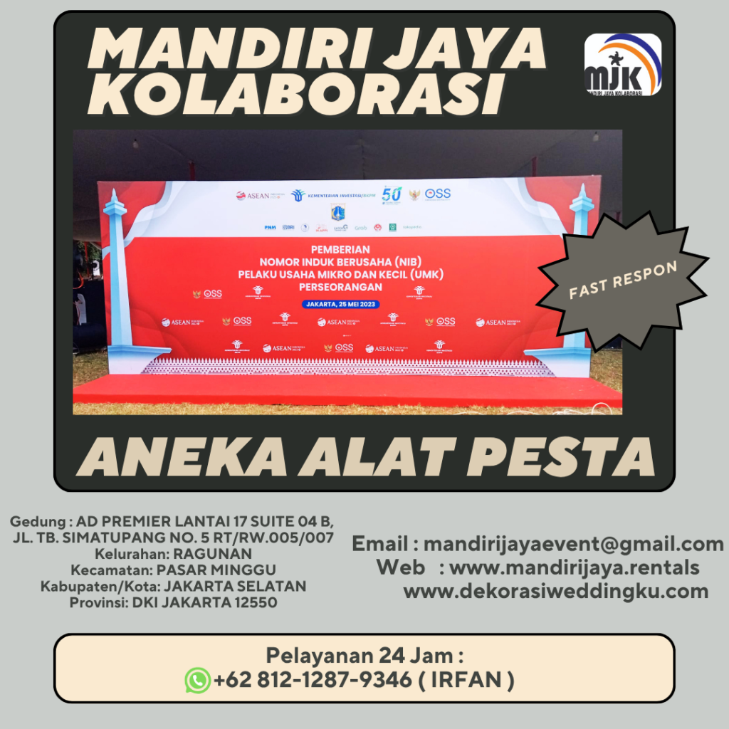 Rental Backdrop Dan Panggung Karpet Merah Bogor