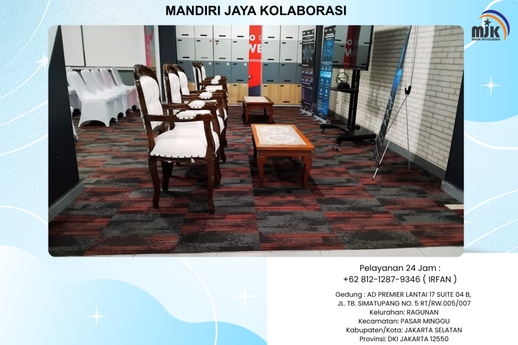 Rental White Arm Chairs Jakarta