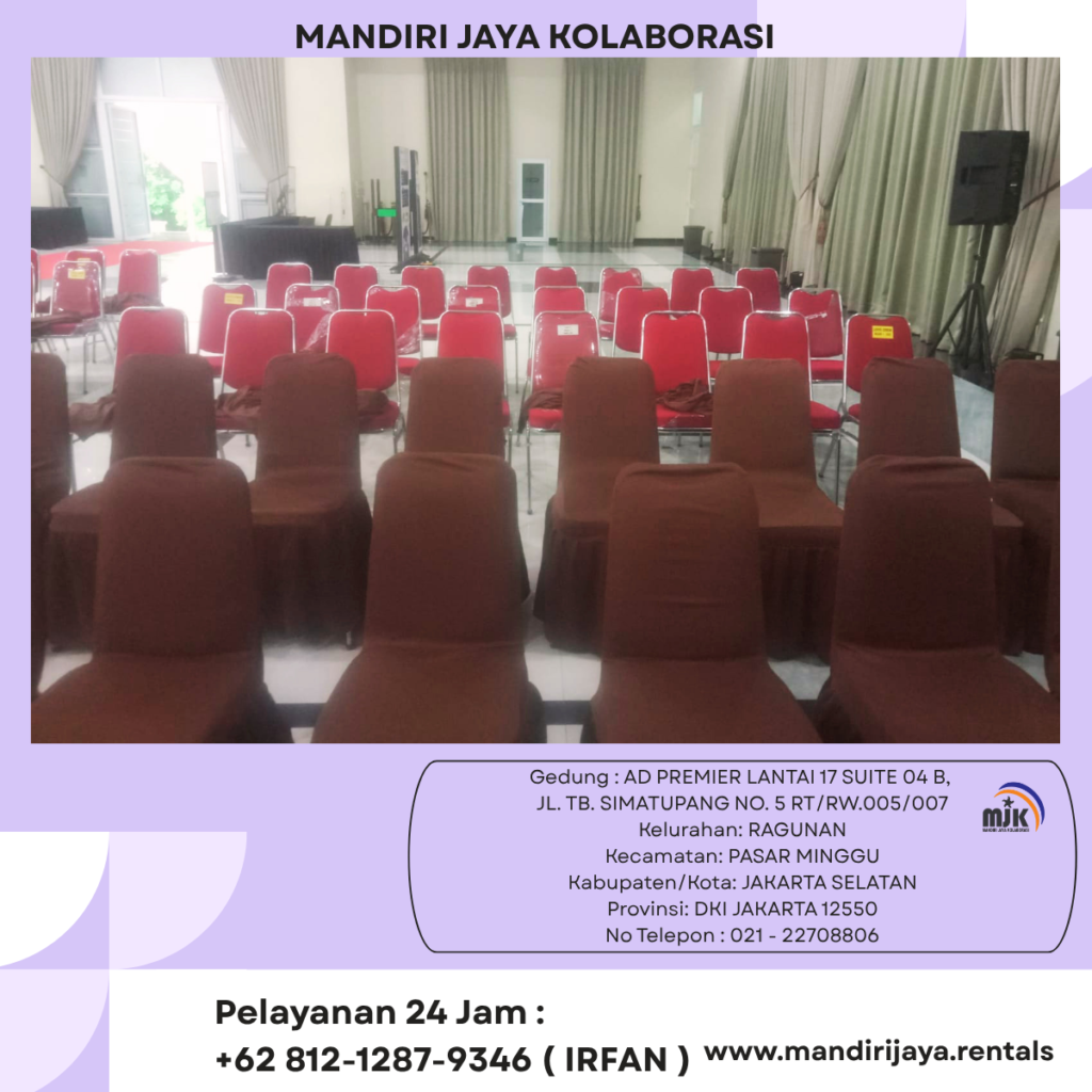Sewa Kursi Futura Polos Merah bogor