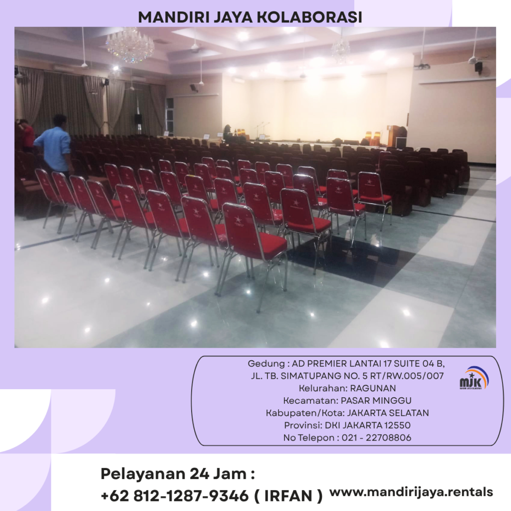 Sewa Kursi Futura Polos Merah bogor