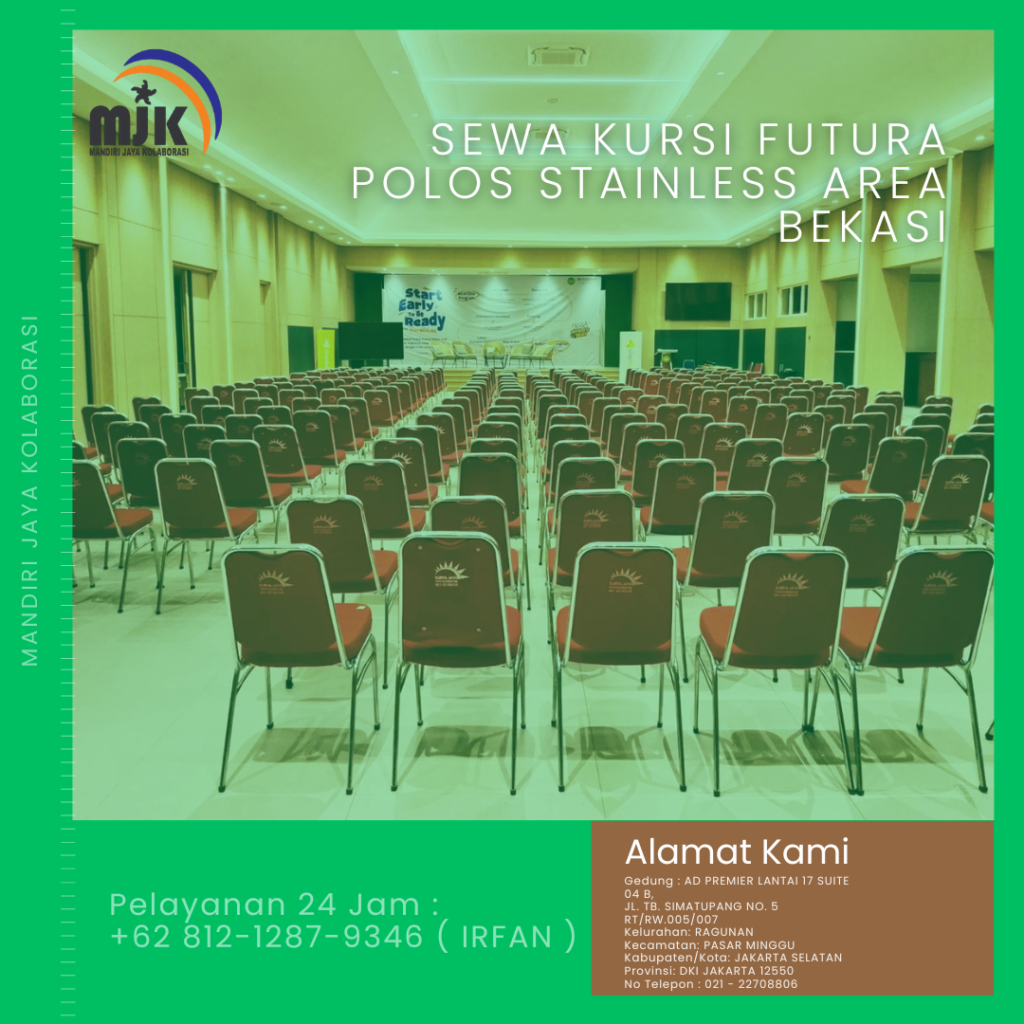 Sewa Kursi Futura Polos Stainless Area Bekasi
