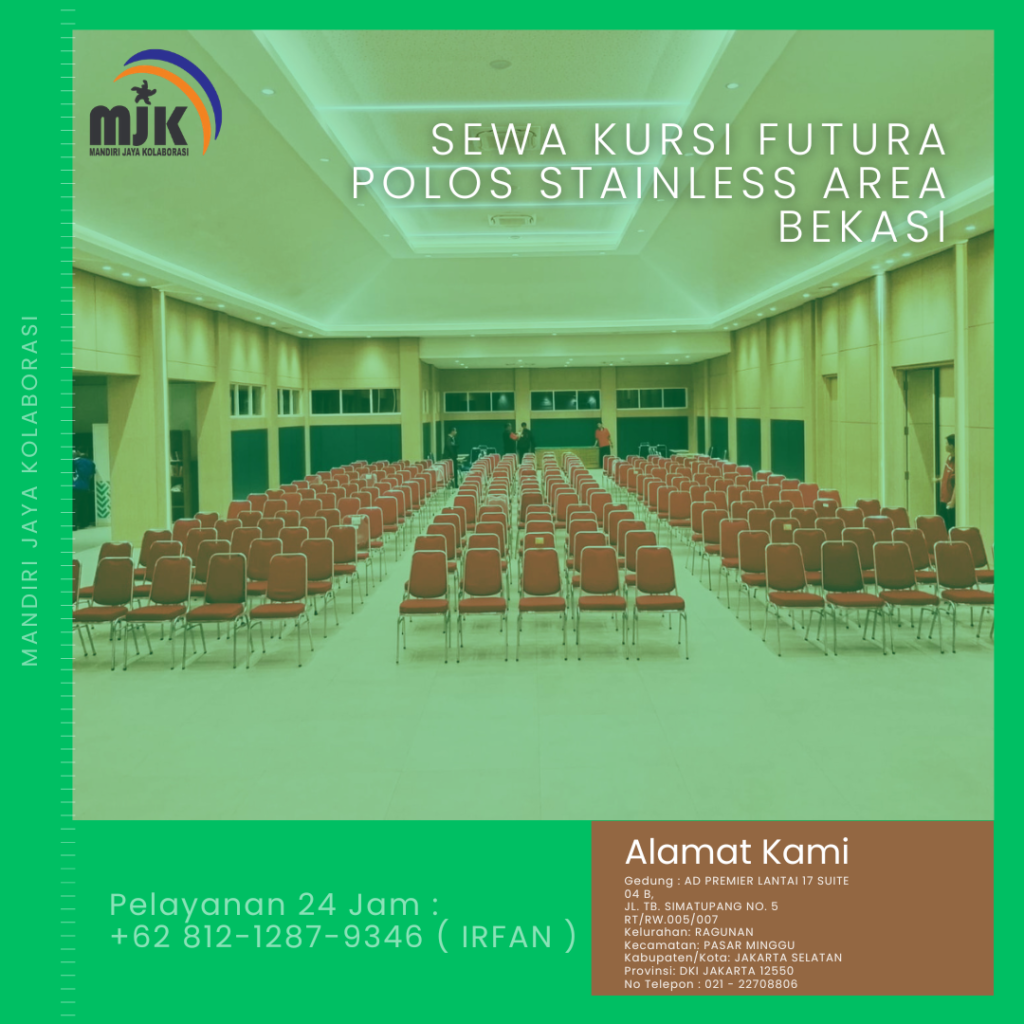Sewa Kursi Futura Polos Stainless Area Bekasi