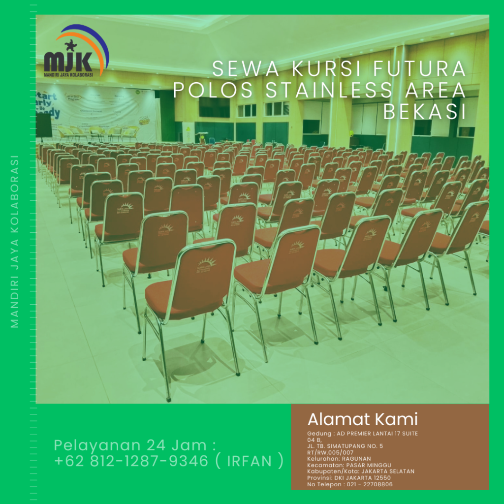 Sewa Kursi Futura Polos Stainless Area Bekasi