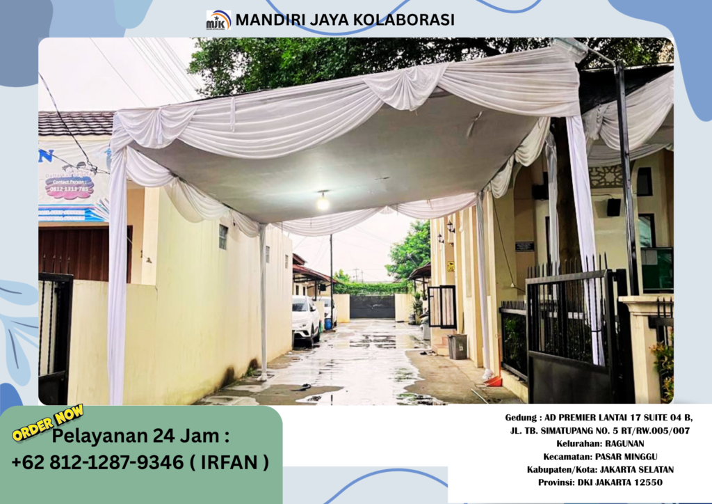 Sewa Tenda Plafon Putih Area Cibitung Bekasi