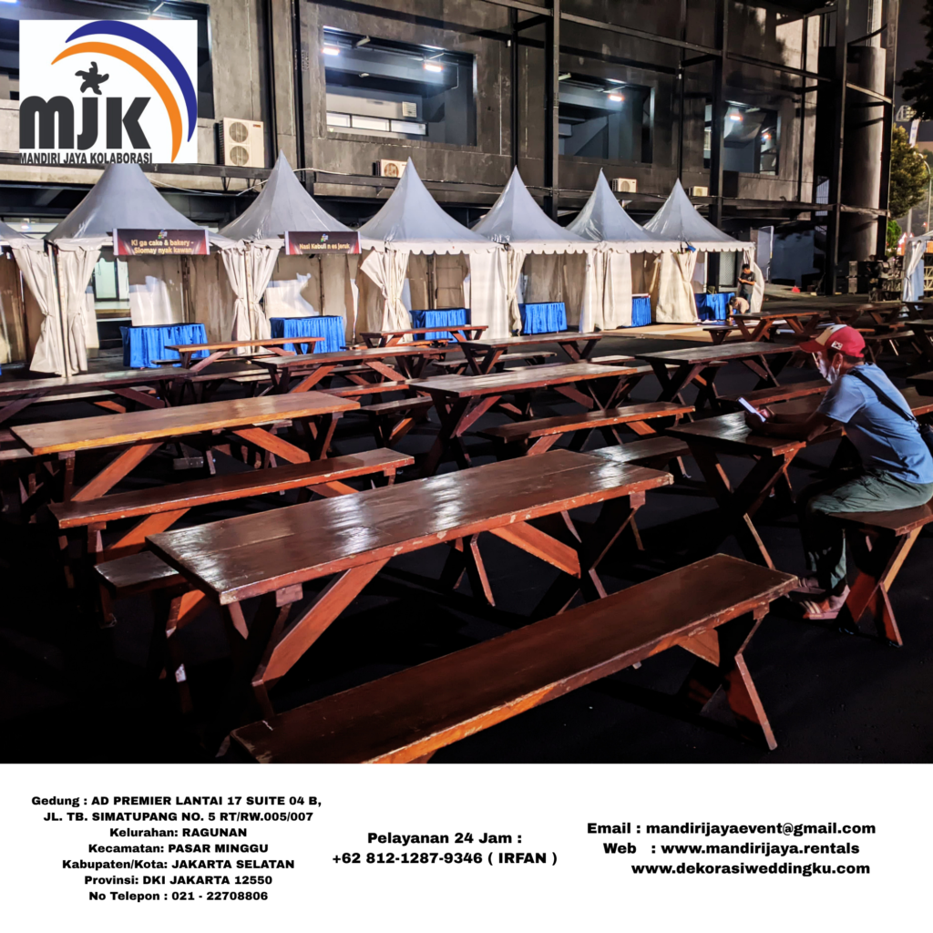 Jasa Sewa Meja Kursi Taman Kaki Silang Bogor