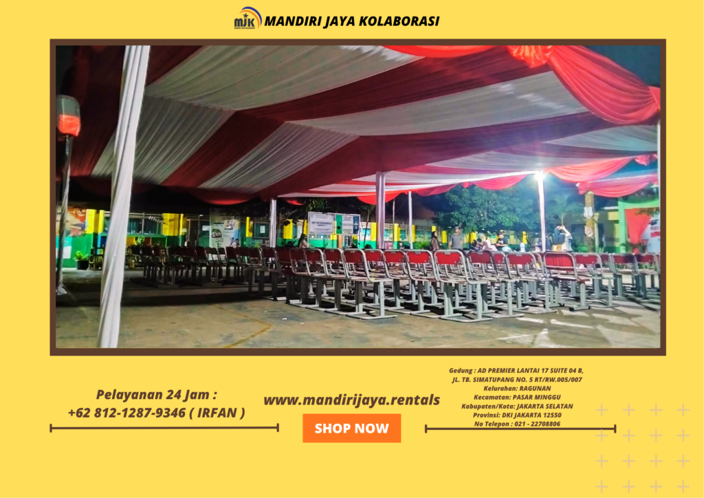 Rental Tenda plafon,Tenda serut,Tenda Kerucut Depok