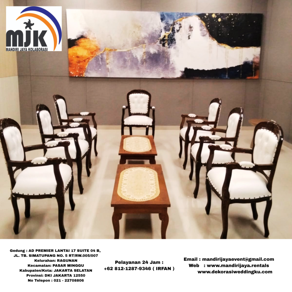 Sewa Kursi VIP Type Arm Chairs Jakarta