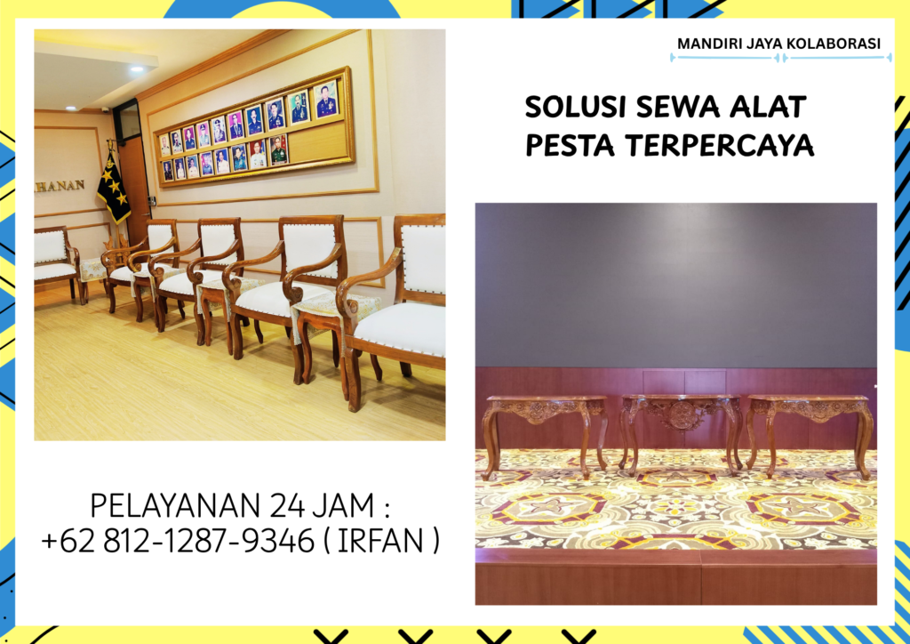 Sewa Meja VIP Kayu,Sewa Kursi VIP Kayu Jakarta