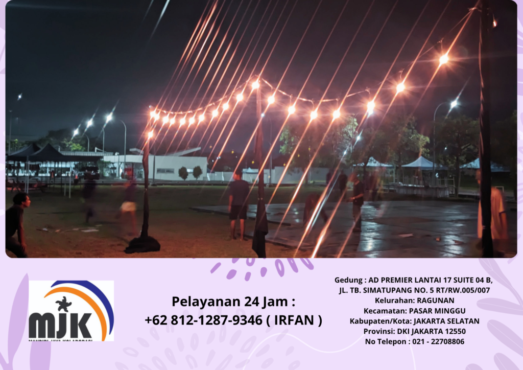 Sewa lampu Taman Gantung Bogor