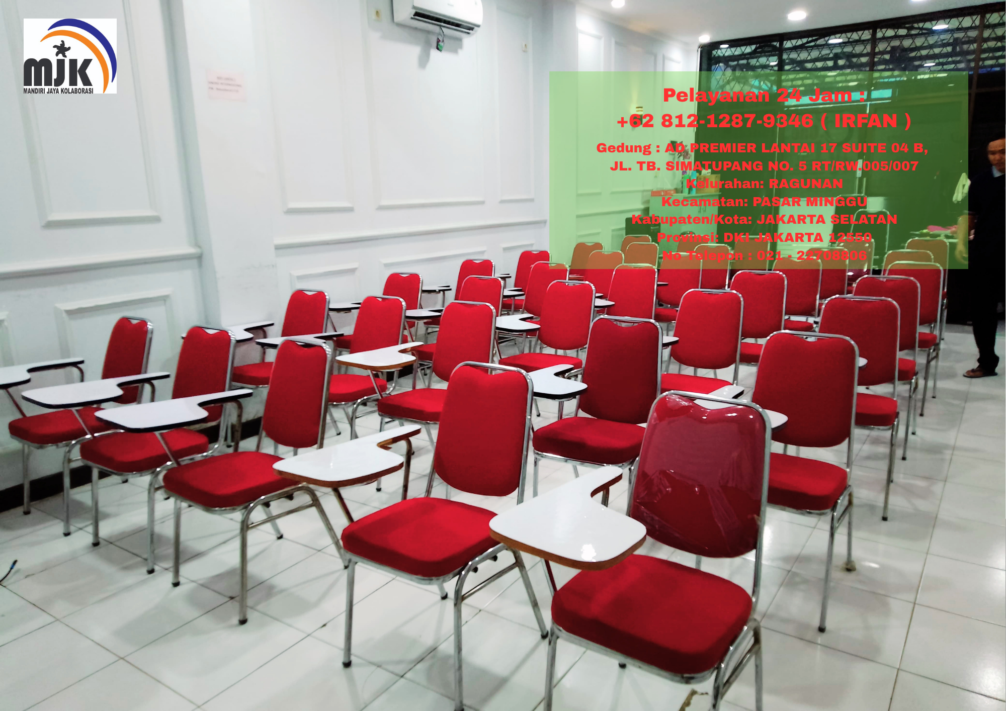 Rental Kursi Test Futura,Kursi Kuliah stainless Bogor
