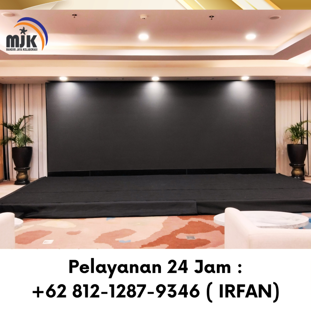 Rental panggung Karpet Hitam area Jakarta