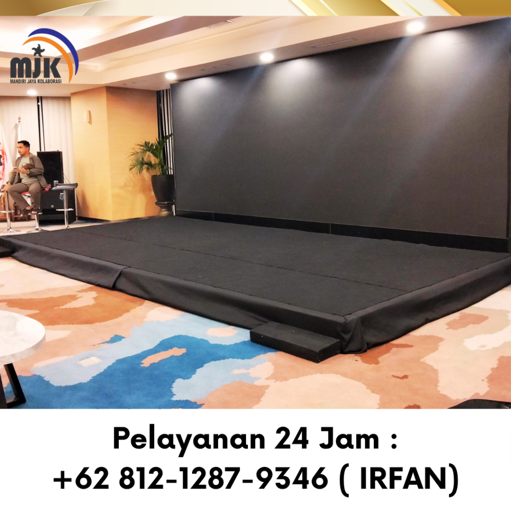 Rental panggung Karpet Hitam area Jakarta