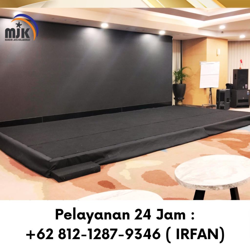 Rental panggung Karpet Hitam area Jakarta