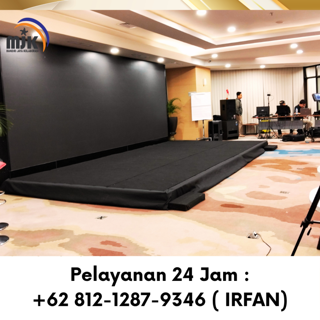 Rental panggung Karpet Hitam area Jakarta