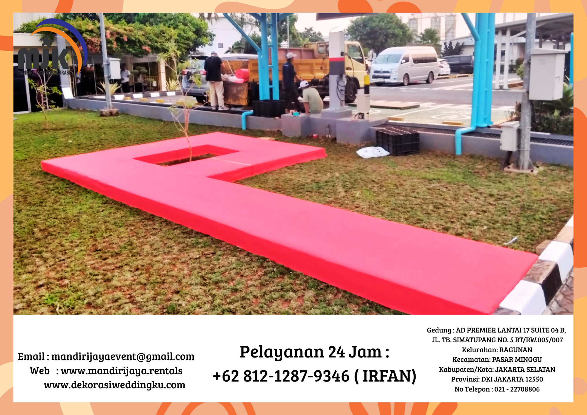 Sewa Backdrop,Flooring Area Cikarang Bekasi
