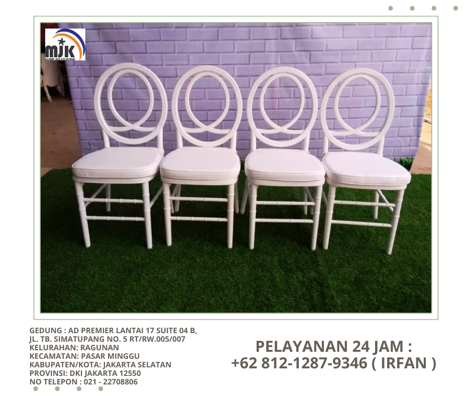 Sewa Kursi VIP Tiffany,Olivia Acrylic Dan Kayu Jakarta