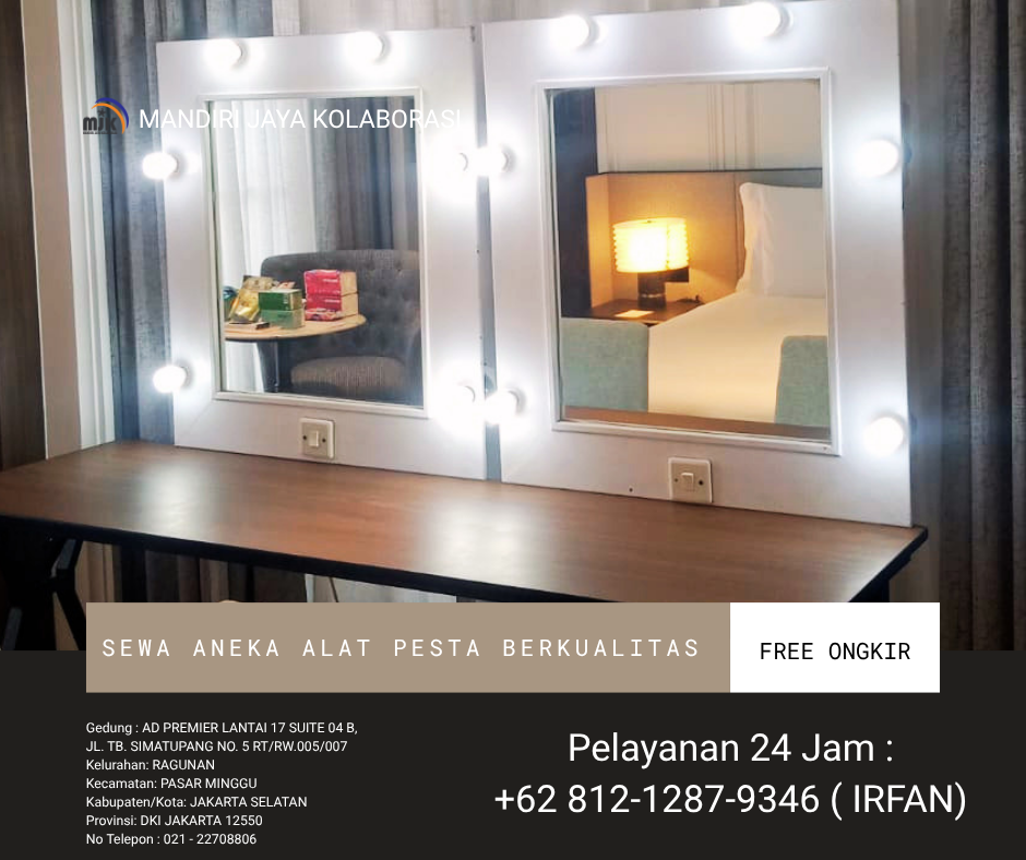 Sewa Meja Rias Event Hotel Maxim Kembangan Jakbar