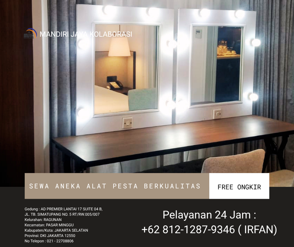Sewa Meja Rias Event Hotel Maxim Kembangan Jakbar