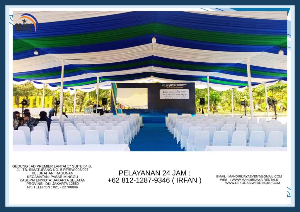 Sewa Tenda, Flooring,Kursi,Misty Fan Bogor