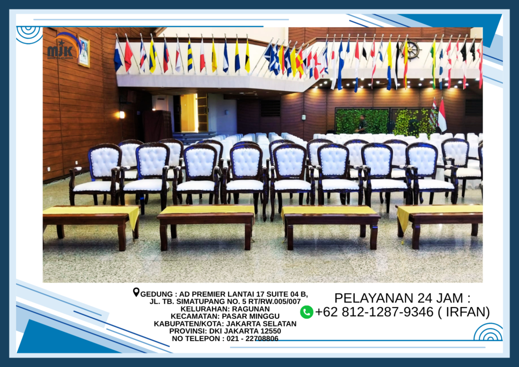 Rental Arm Chairs Atau kursi VIP Kayu Jakarta
