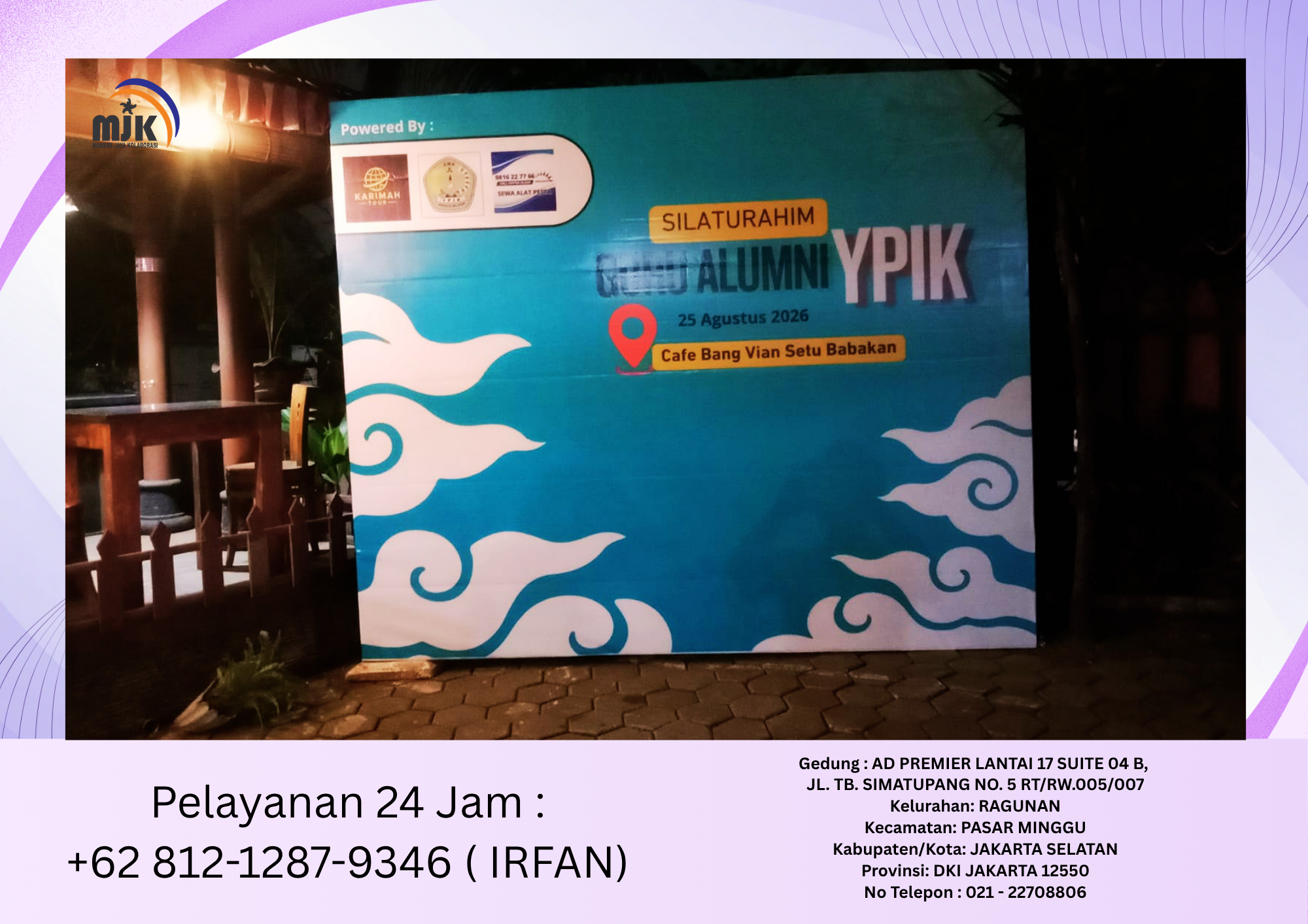 Rental Backdrop Customize Depok +62 812-1287-9346 IRFAN