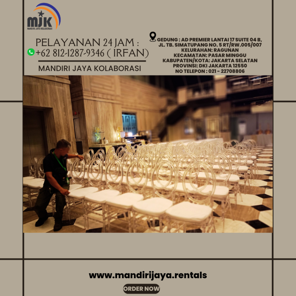Rental Kursi Olivia Acrylic Bening Jakarta