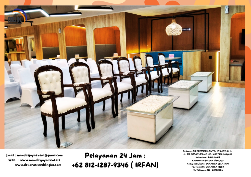 Rental Kursi VIP Arm Chairs Bekasi