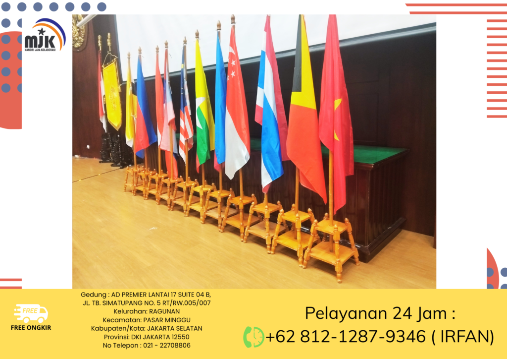 Rental Tiang Bendera Pataka VIP Kayu,Tiang Stainless Tangsel