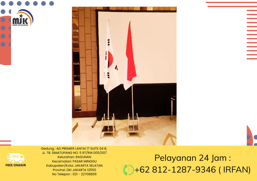 Rental Tiang Bendera Pataka VIP Kayu,Tiang Stainless Tangsel