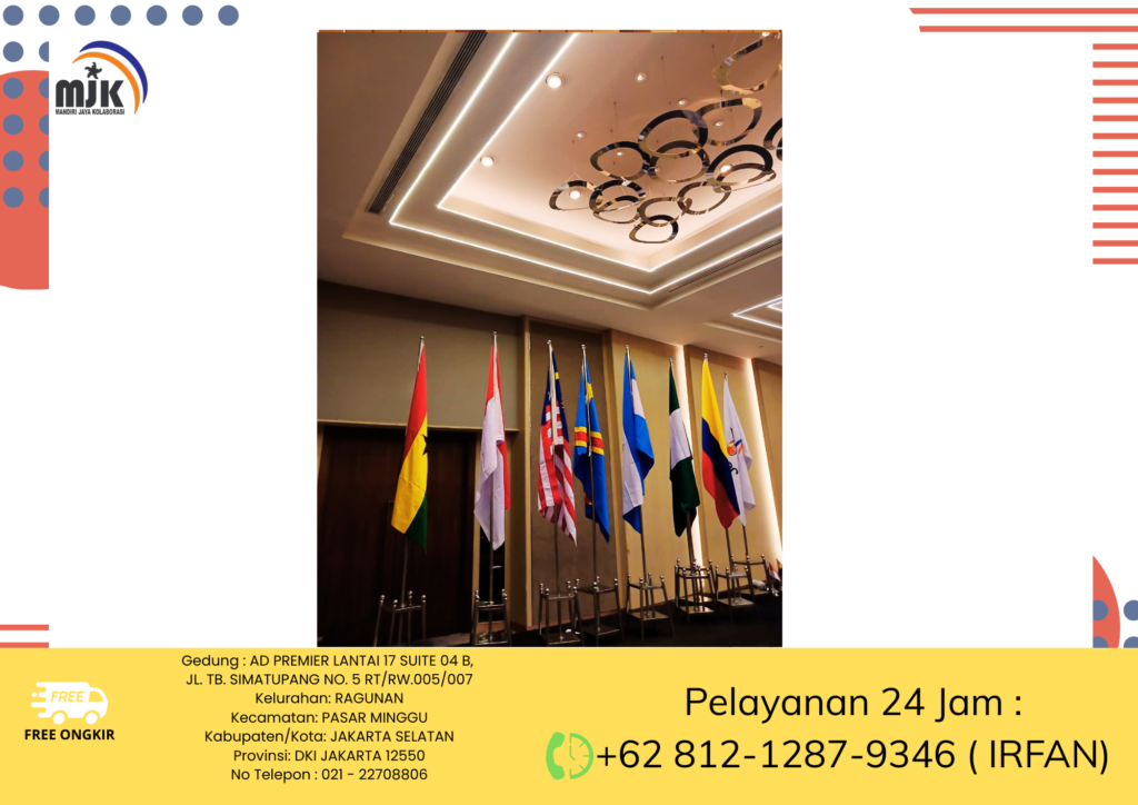 Rental Tiang Bendera Pataka VIP Kayu,Tiang Stainless Tangsel