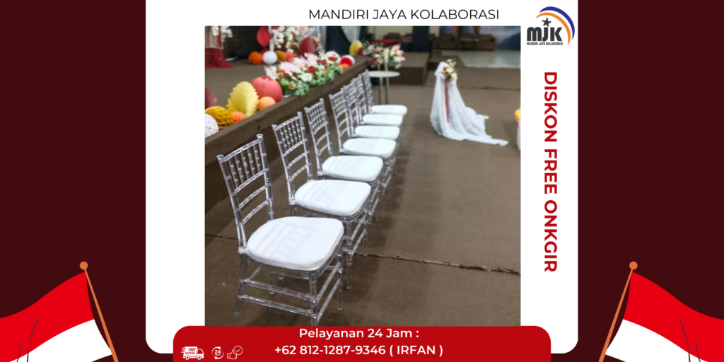 Sewa Kursi Tiffany Acrylic Area Bekasi Timur