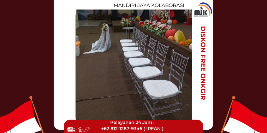 Sewa Kursi Tiffany Acrylic Area Bekasi Timur