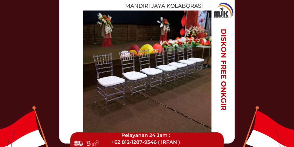 Sewa Kursi Tiffany Acrylic Area Bekasi Timur