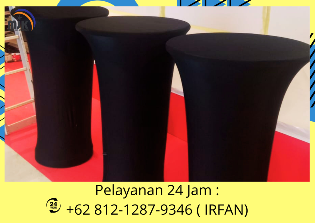 Sewa Meja Bar Cover Ketat Hitam Kuningan Jaksel
