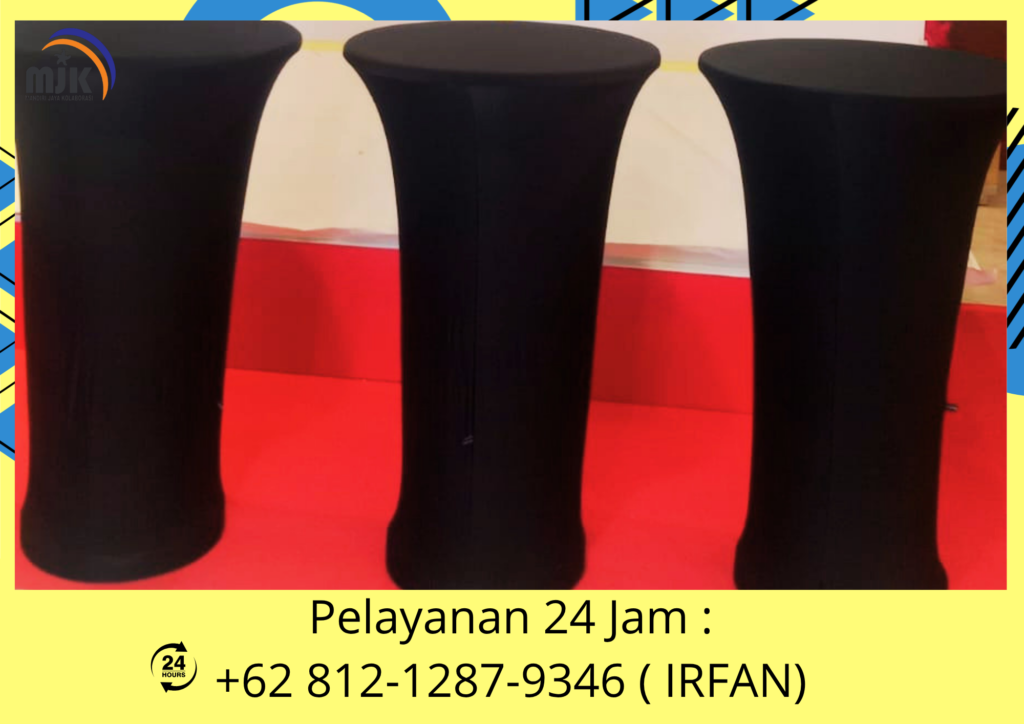 Sewa Meja Bar Cover Ketat Hitam Kuningan Jaksel